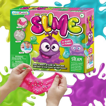 Science Explore, Make Your Own Slime/ Glow In The Dark Slime/ Crystal Growing Kit