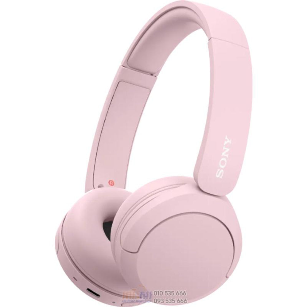 Sony Wireless Headphones With Microphone [Pink], SON-CH520PZ