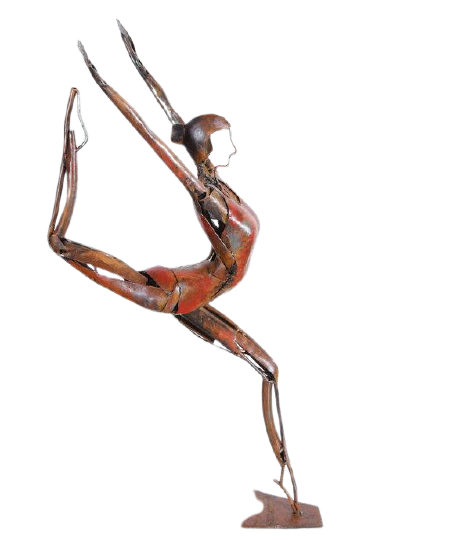 Itemz, 3D Decorative Metal Acrobat Sculpture/Statue, 67x20x26cm
