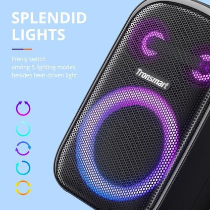 Tronsmart, Halo 110 60W Portable Party Speaker, Superb Stereo Sound And Up To 18 Hours Of Playtime 930779