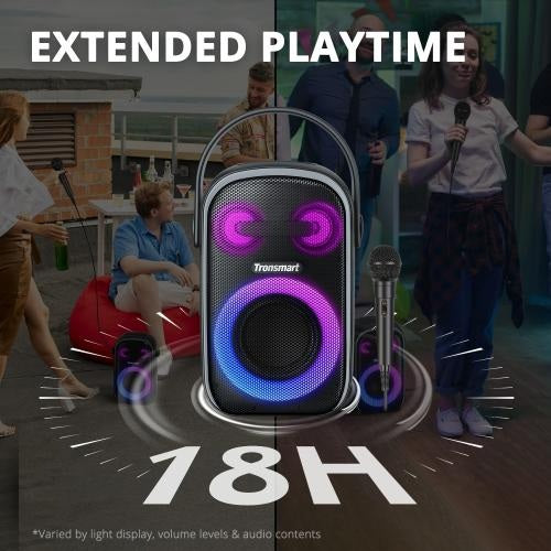 Tronsmart, Halo 110 60W Portable Party Speaker, Superb Stereo Sound And Up To 18 Hours Of Playtime 930779