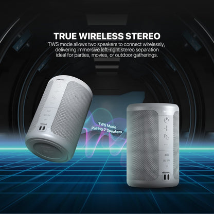 Fantech, Nerabox Bs154 Wireless Speaker Bluetooth 5.4, 5W Rms, Tws Mode, Aux & Tf Support, Built-In Battery, Available in Different Colors