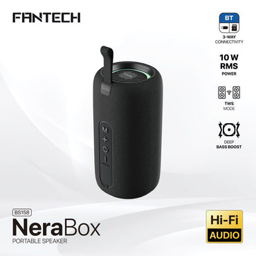 Fantech, Nerabox Bs158 Wireless Speaker Bluetooth 5.4, 10W Rms, Tws Mode, Usb & Tf Support, Built-In Battery, Available in Different Colors