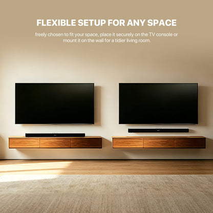 FANTECH BS156 NeraBar 10W Stereo Soundbar, Wireless Bluetooth 5.4, AUX, USB, TF, Coaxial, Deep Bass & Built-in Battery
