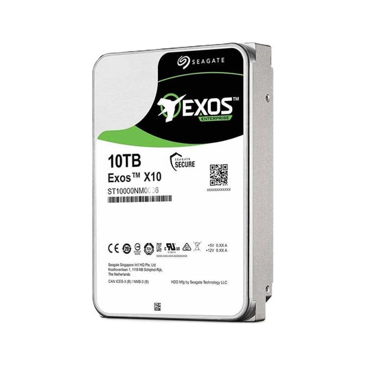Seagate, Exos 10Tb X10 3.5', 5 Years Warranty Sas