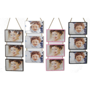 OGO, Multiple Landscape Photo 3 Color Photo Frames to hang in living or bedroom