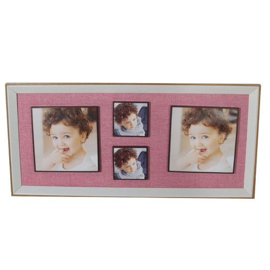 OGO, Real Wood Rectangular Photo Frame with Metallic Back 30x70cm to fit an assortement of pictures for living or bedroom or office decor