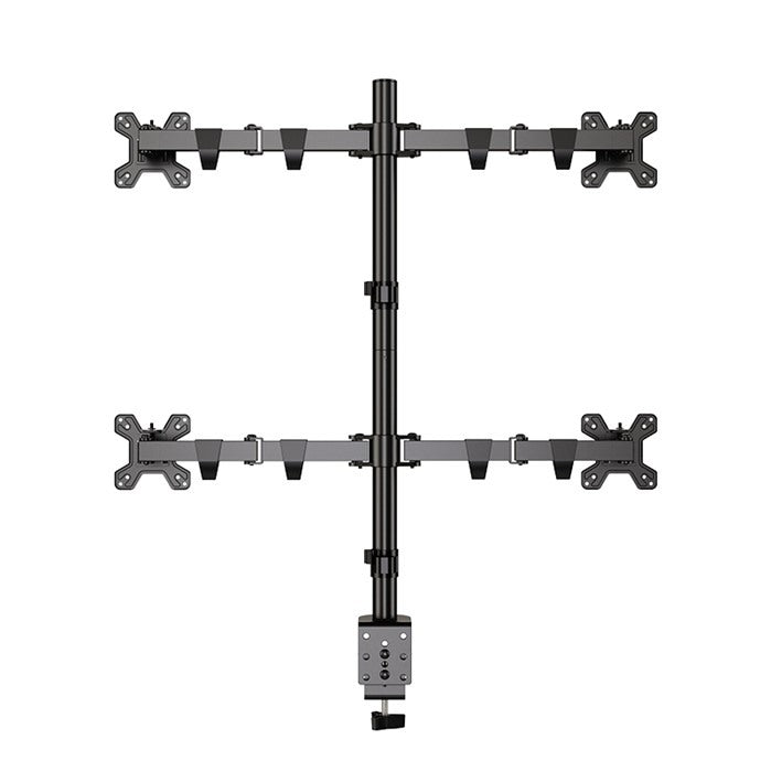 Kaloc, Dw240-J 4 Monitor Desk Mount, Heavy Duty & Fully Adjustable Stand