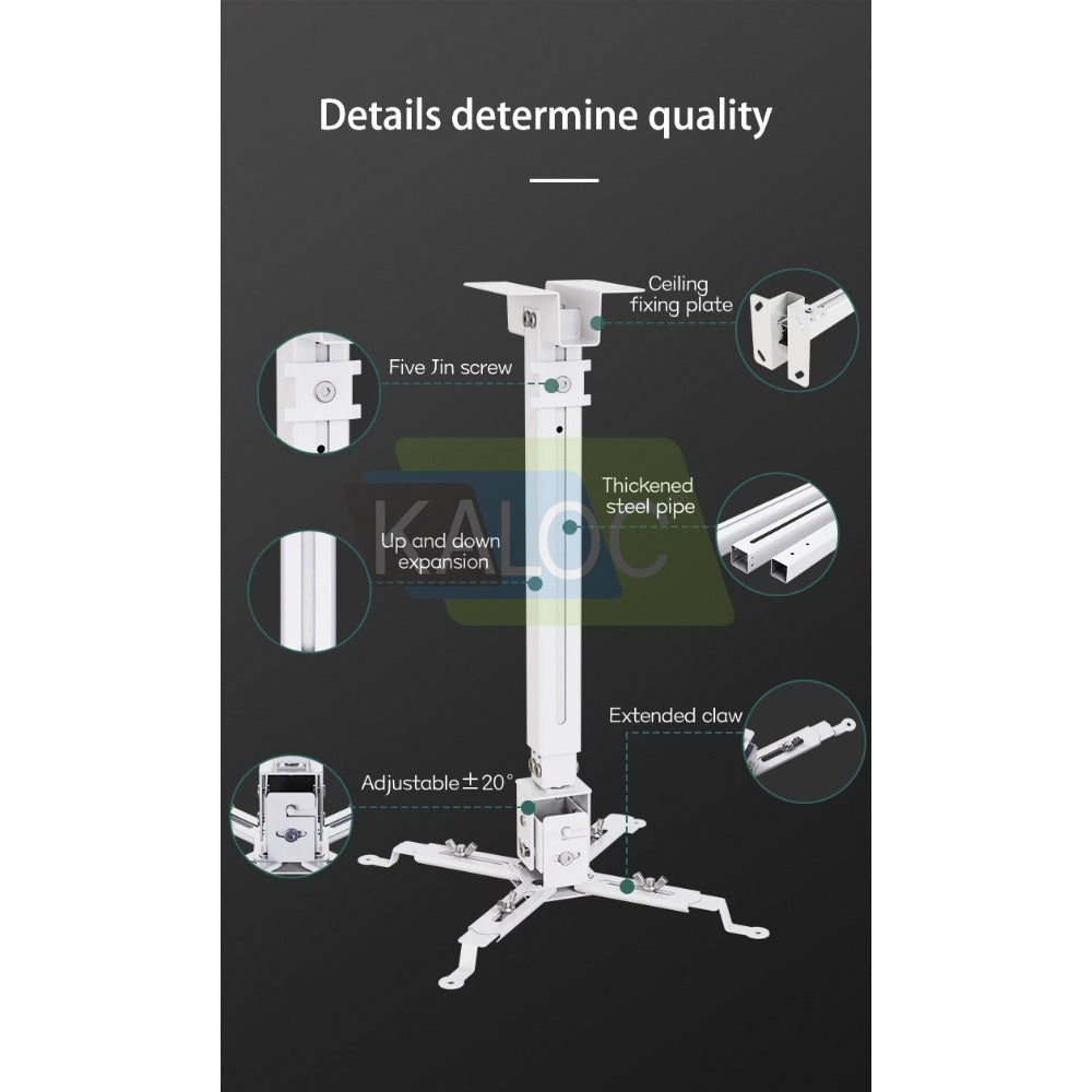 Kaloc, Zeno Pds08-65W Wall And Ceiling Projector Arm Bracker