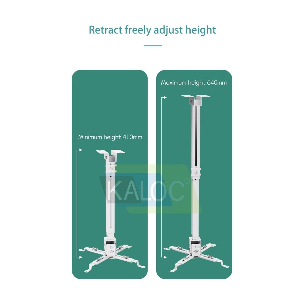 Kaloc, Zeno Pds08-65W Wall And Ceiling Projector Arm Bracker