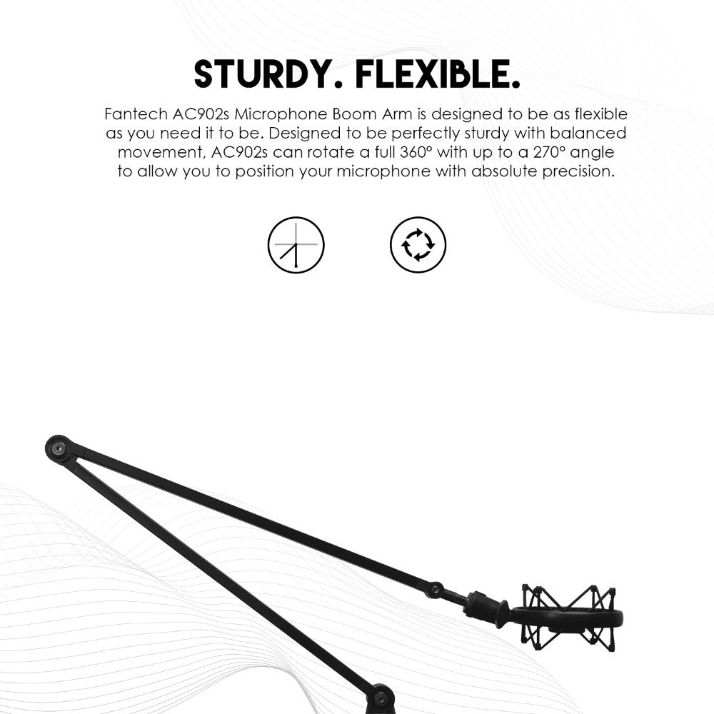 Fantech, Ac902S Adjustable Microphone Stand
