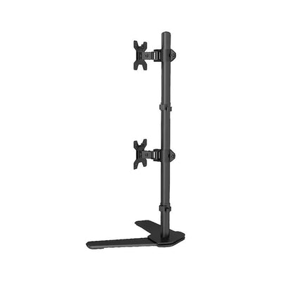 T002 Adjustable Vertical Dual Monitor Arm, For Screens 17 To 27 Inches