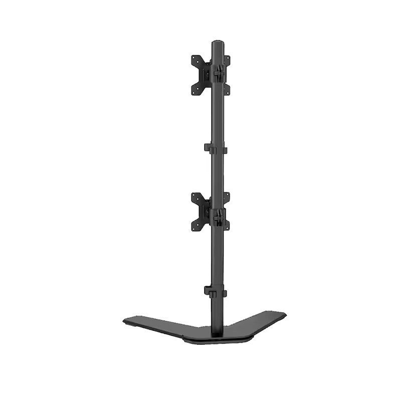 T002 Adjustable Vertical Dual Monitor Arm, For Screens 17 To 27 Inches