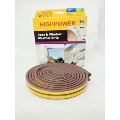 Highpower, White Door And Window Weather Strip, Available in Different Colors