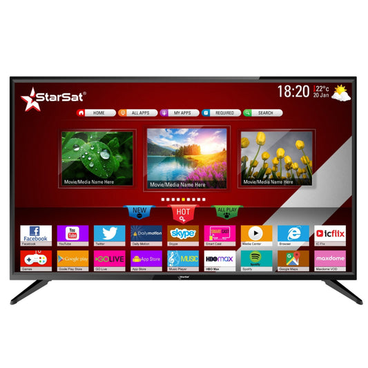 StarSat 43' Full HD Smart Android TV (SV-43W6 SMART) – Golden Edition (2026)