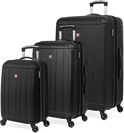 Swissgear, Hardside Expandable Luggage With Spinner Wheels, 3-Piece Set, Available in Different Colors