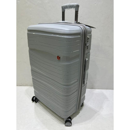 Swiss Gear, Luggage Collection Lightweight Durable Hardside 4-Wheel Spinner Travel Suitcase Bags, 3-Piece Set (20', 24', & 28'), Available in Different Colors