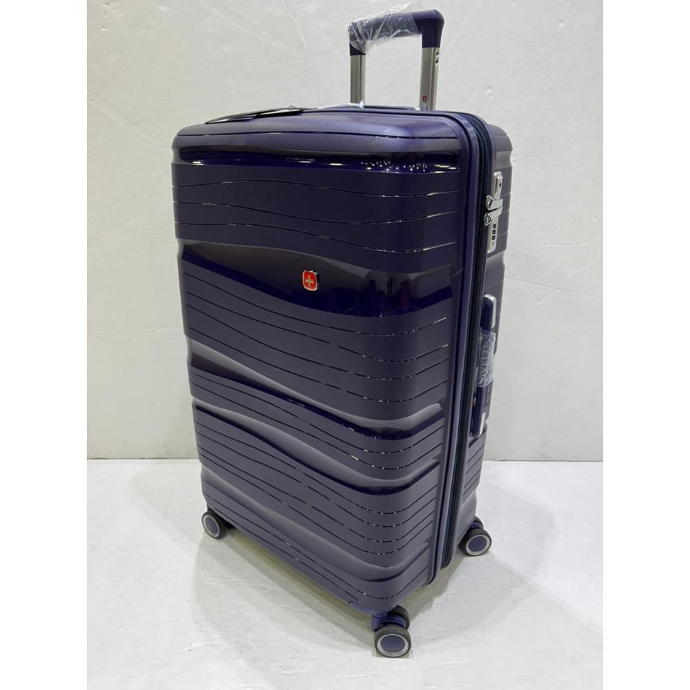 Swiss Gear, Luggage Collection Lightweight Durable Hardside 4-Wheel Spinner Travel Suitcase Bags, 3-Piece Set (20', 24', & 28'), Available in Different Colors