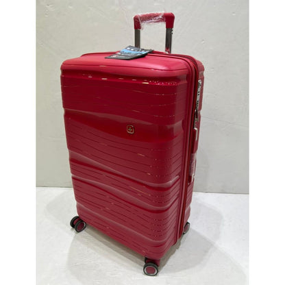 Swiss Gear, Luggage Collection Lightweight Durable Hardside 4-Wheel Spinner Travel Suitcase Bags, 3-Piece Set (20', 24', & 28'), Available in Different Colors