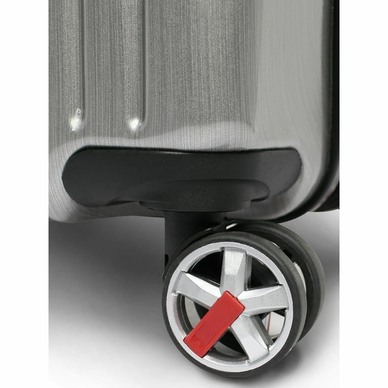 Swisstech, Polycarbonate And Expandable Travel Bags Suitcase Hard Cover 4 Wheels Luggage 3 Piece Set, Available in Different Colors