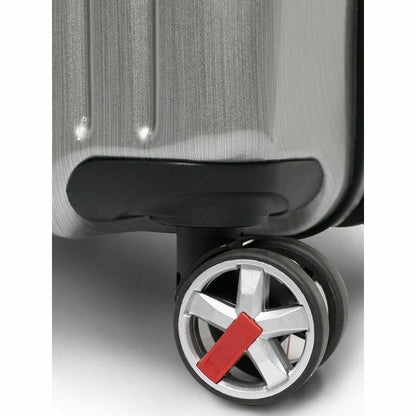 Swisstech, Polycarbonate And Expandable Travel Bags Suitcase Hard Cover 4 Wheels Luggage 3 Piece Set, Available in Different Colors