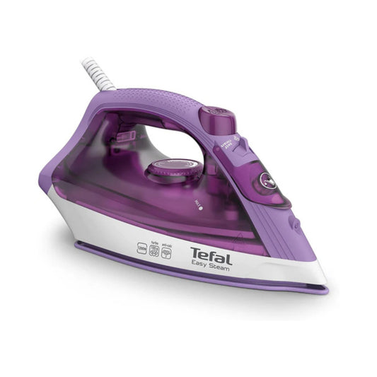 Tefal Easy Steam - DJ Lilac, 1200W, 20G-Min, 100G-Min Sol Ceramic, Anti Scale, TEF-FV1953M0