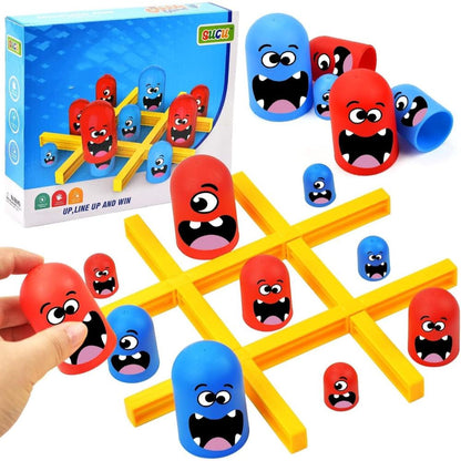 Tic Tac Toe Game Set, Tic Tac Toe Family Games, Gobblet Gobblers Board Game, Toys for 3+ Year Old Boys Girls Adults, TicTacToe-7150