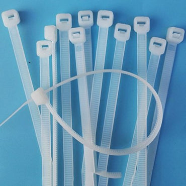 Nct, 4.8 mm White Nylon Cable Tie, Available in Different Sizes
