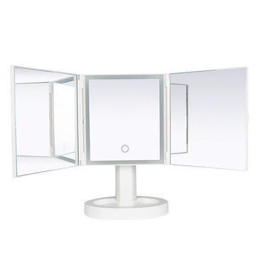 Conqueror, Foldable LED Make up Mirror with up to 5x Magnification White TMR310