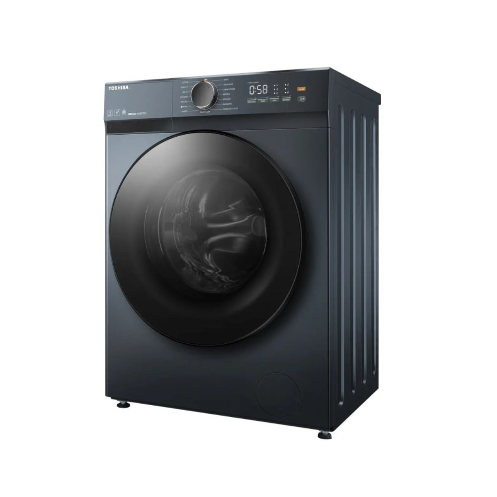 Toshiba Washer 7Kg Front Load Ultra Fine Bubble [Black], TOS-T21BU80UWB
