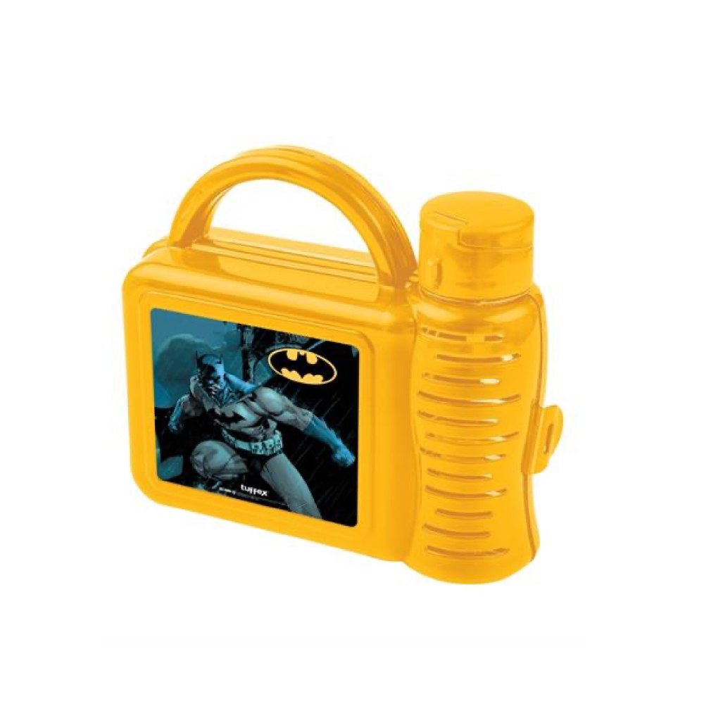 Tufex, Lunch Box Set With Water Bottle Batman Yellow, TUR-TP52950