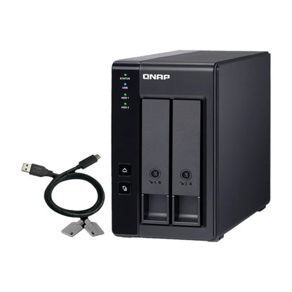 Qnap, 2 Bay Usb Type-C Direct Attached Storage With Hardware Raid