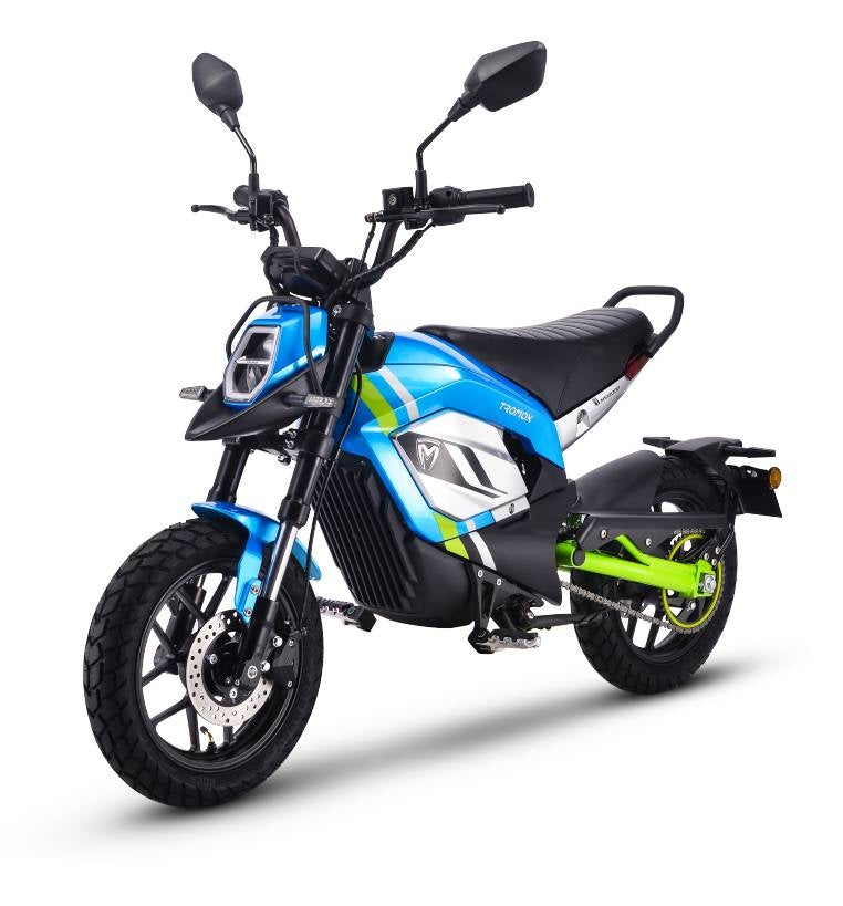 Tromox, Ukko S, Electric Motorcycle, Li-ion Removable Battery, Top Speed 45 Km/H, 2500W (Nominal 1200W), Available in Different Colors