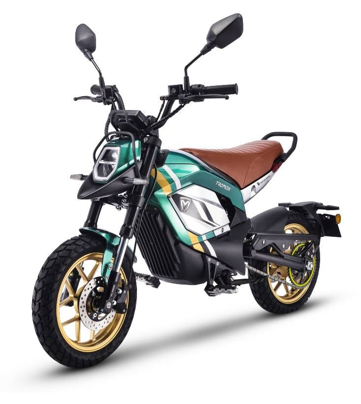 Tromox, Ukko S, Electric Motorcycle, Li-ion Removable Battery, Top Speed 45 Km/H, 2500W (Nominal 1200W), Available in Different Colors