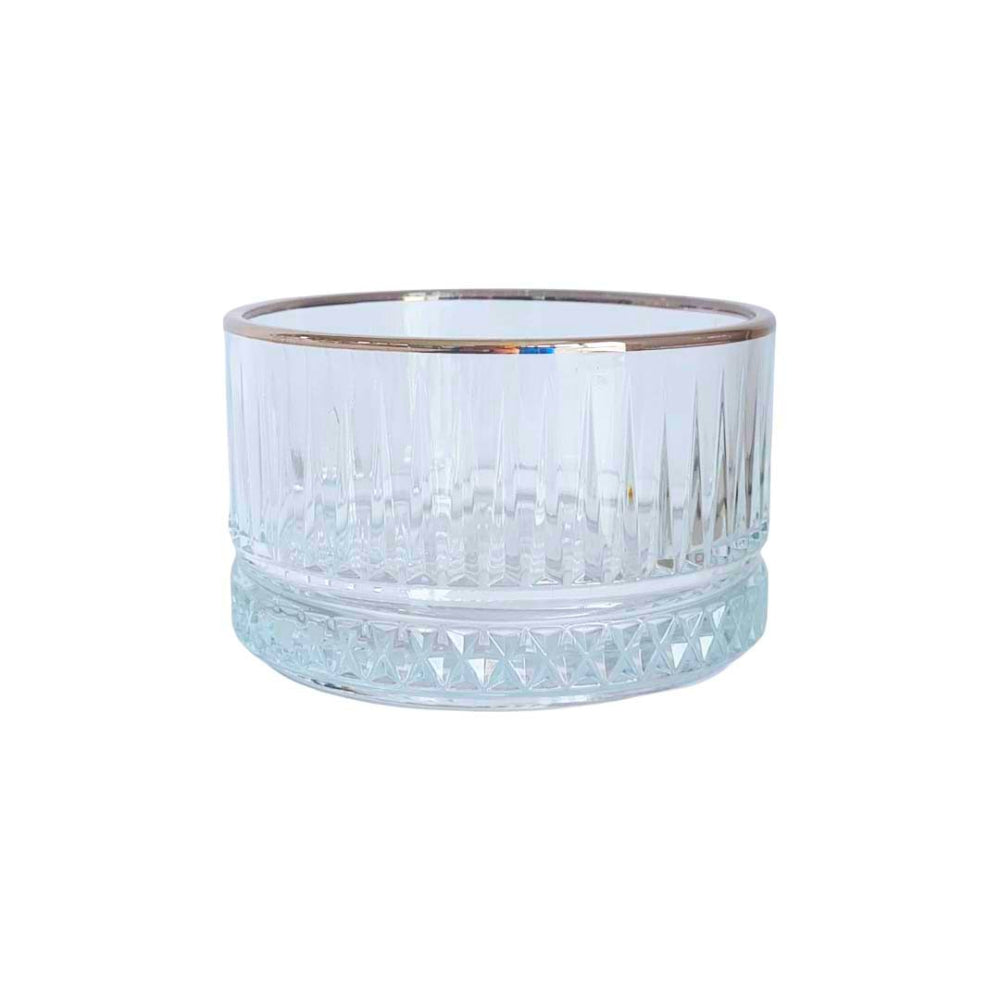 Pasabahce Elysia Glass Bowl Set Of 4 [GOLD] [235CC], TUR-CEL530038GD