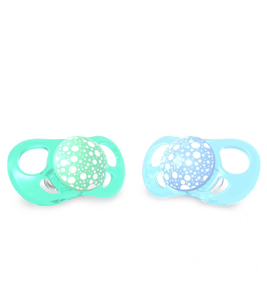 Twistshake, 2x Pacifier 6+m, Available in Different Colors