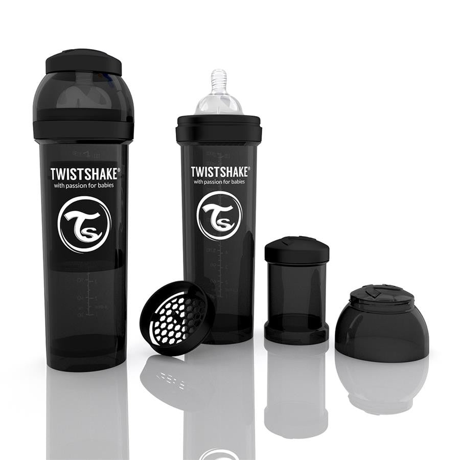 Twistshake, Anti-Colic Black, Available in Different Sizes