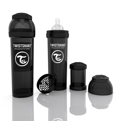 Twistshake, Anti-Colic Black, Available in Different Sizes