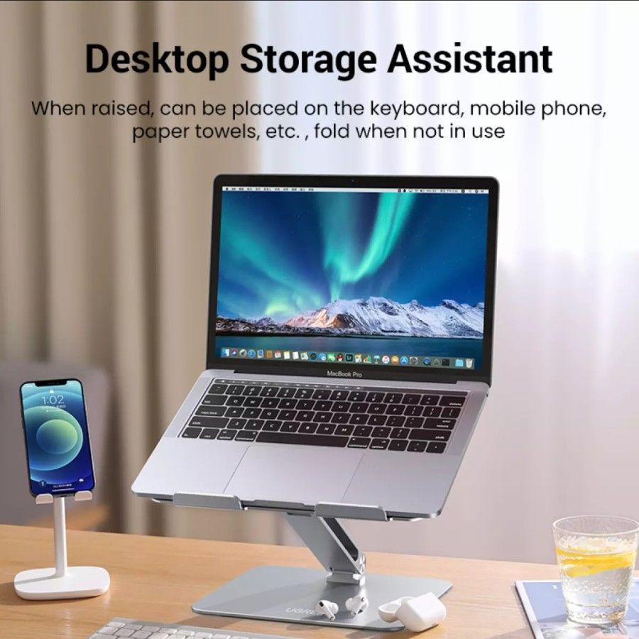 Ugreen, Multi-Angle Adjustable, Lifting Laptop Stand. Dual Axis Design, Height And Angle Adjustable Ugreen Lp339 - 40291