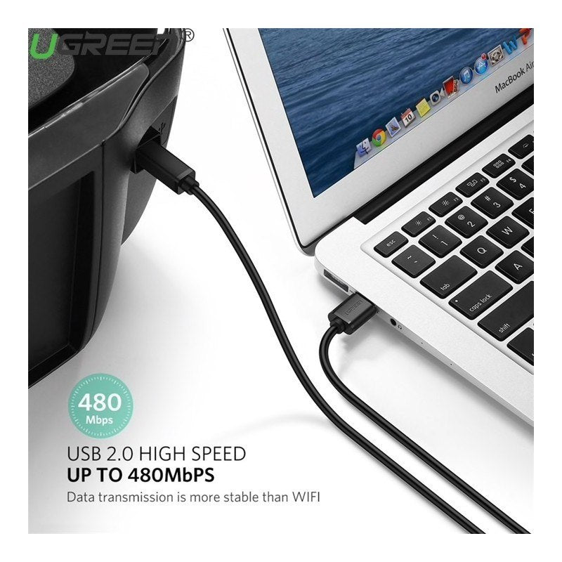 Ugreen, Super Speed Cable Printer USB-A to USB-B  - US135 10350