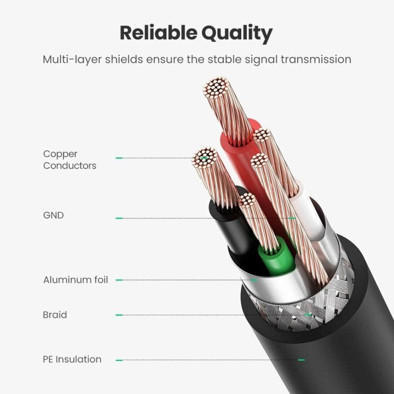 Ugreen, Super Speed Cable Printer USB-A to USB-B  - US135 10350