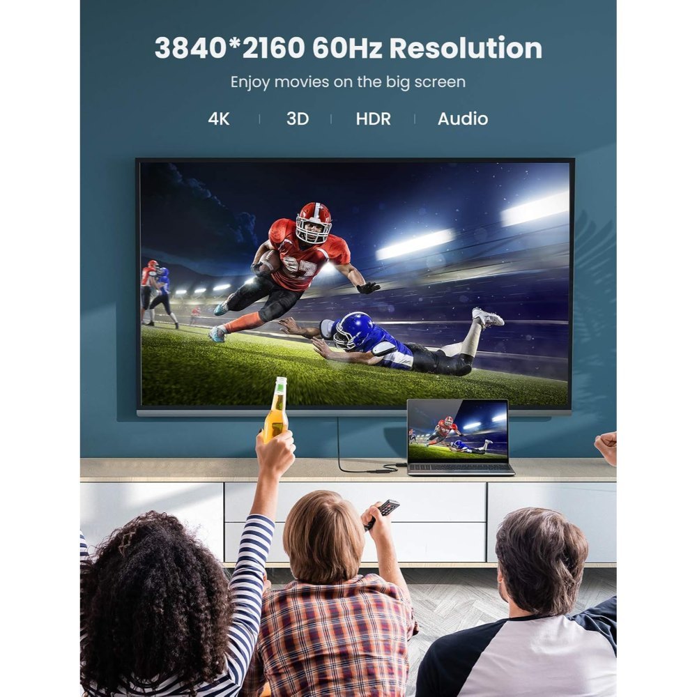 Ugreen, 4K Display Port Male To Hdmi Female Converter - Mm137 70694
