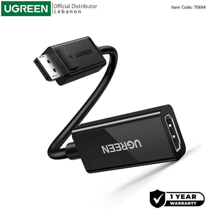 Ugreen, 4K Display Port Male To Hdmi Female Converter - Mm137 70694
