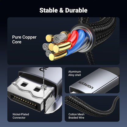 Ugreen, Display Port Male To Hdmi Male 4K Cable - Dp119 25491