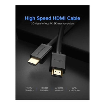Ugreen, 4K Hdmi Male To Male Cable, Stable & Fast Connection, Premium Quality, Available in Different Sizes