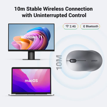 Ugreen, Bluetooth & Silent Wireless Mouse ? 1600 Dpi, Long Battery Life - M331 65773