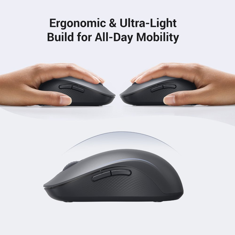 Ugreen, Bluetooth & Silent Wireless Mouse, 1600 Dpi, 6 Buttons, Long Battery Life - M332 65775