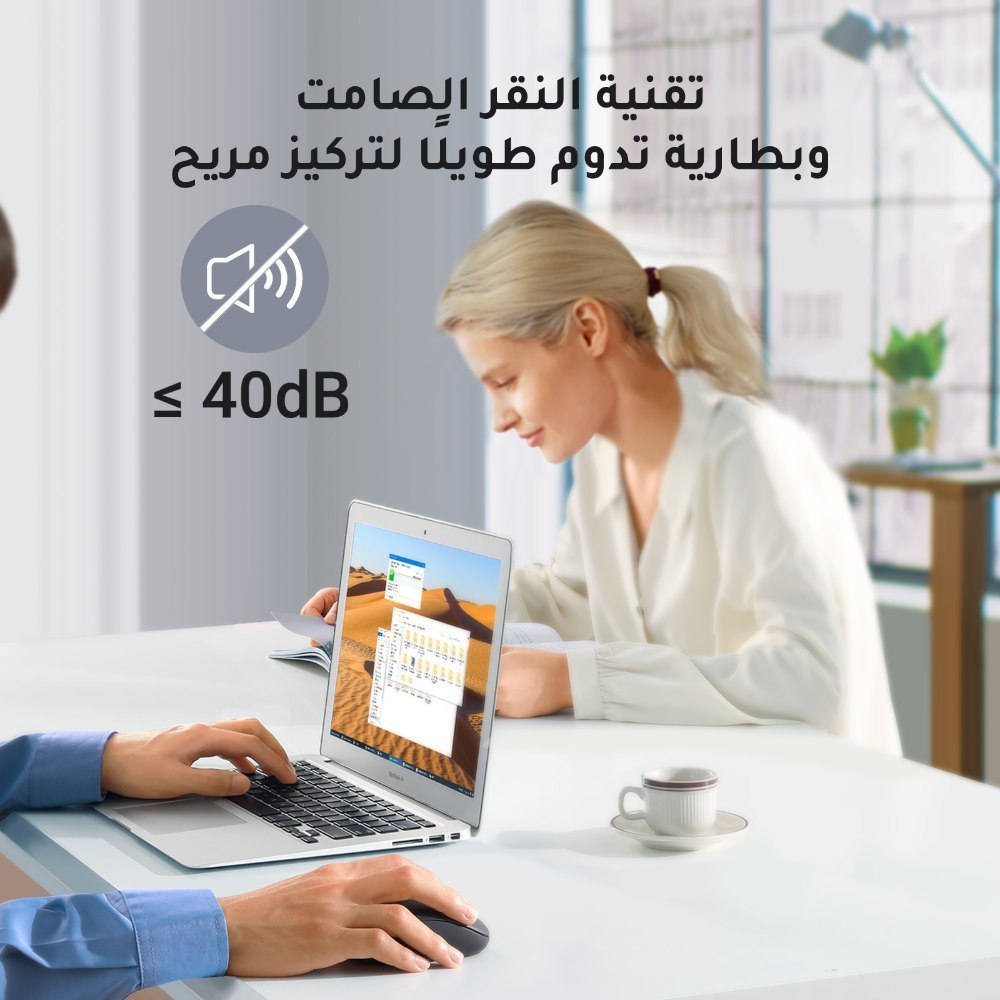 Ugreen, Bluetooth & Silent Wireless Mouse, 1600 Dpi, 6 Buttons, Long Battery Life - M332 65775