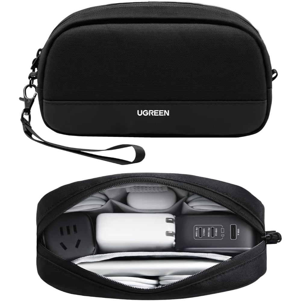 UGREEN Premium Water-Resistant Electronics Travel Organizer Luxury Tech EDC Pouch - LP930 65555