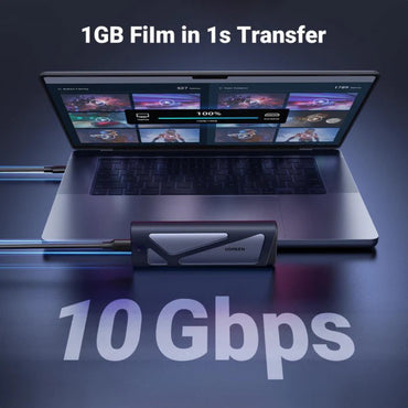 UGREEN M.2 NVMe SSD Enclosure ? 10Gbps USB-C 3.2 Gen 2, Aluminum Case, Up to 8TB - CM767 15813